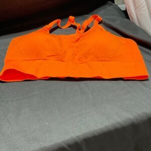 Vibrant Orange Women's Sport Bra.  Never Worn.